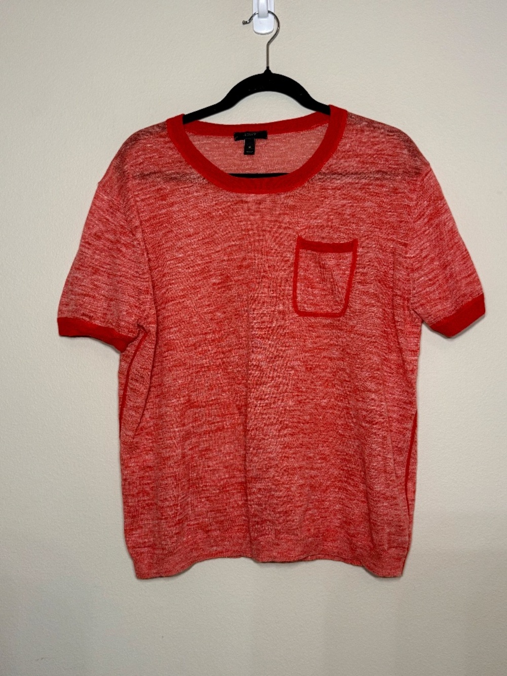 J. Crew Linen Pocket tee